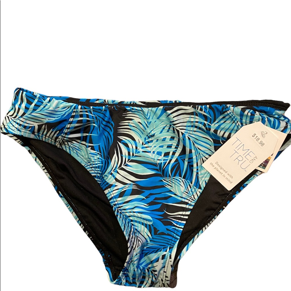 - NWT Time and Tru palm leaf bikini bottom size M